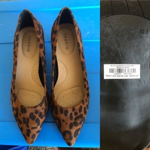 Leopard Print Kitten Heels